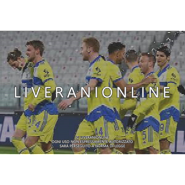 Torino 18.01.2022 Stadio Allianz Stadium ©Alessandro Falzone/Agenzia Aldo Liverani Juventus vs Sampdoria Coppa Italia Frecciarossa 2021/2022 Nella foto : Esultanza gol di Daniele Rugani