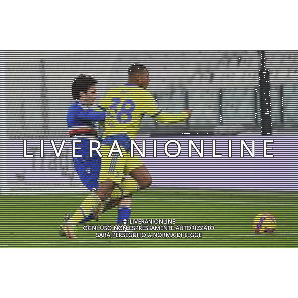 Torino 18.01.2022 Stadio Allianz Stadium ©Alessandro Falzone/Agenzia Aldo Liverani Juventus vs Sampdoria Coppa Italia Frecciarossa 2021/2022 Nella foto : Fallo di rigore di Tommaso Augello su Marley Ake\'