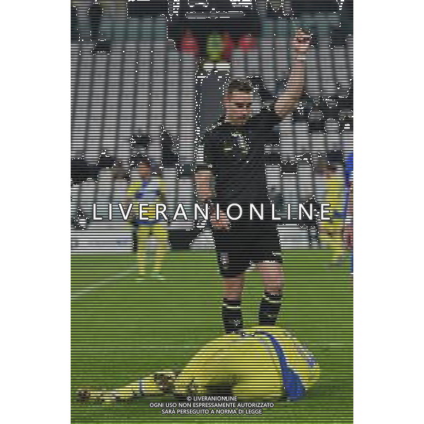 Torino 18.01.2022 Stadio Allianz Stadium ©Alessandro Falzone/Agenzia Aldo Liverani Juventus vs Sampdoria Coppa Italia Frecciarossa 2021/2022 Nella foto : Arbitro: FRANCESCO FOURNEAU