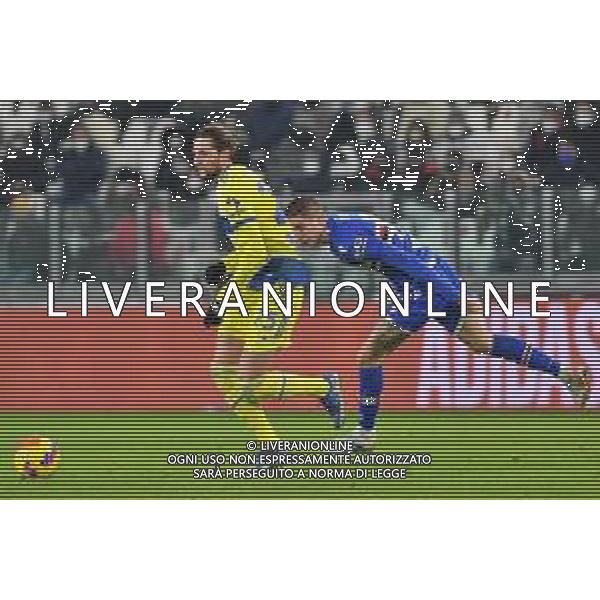 Torino 18.01.2022 Stadio Allianz Stadium ©Alessandro Falzone/Agenzia Aldo Liverani Juventus vs Sampdoria Coppa Italia Frecciarossa 2021/2022 Nella foto : Adrien Rabiot-Andrea Conti