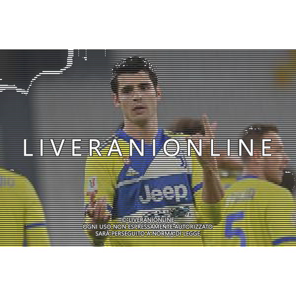 Torino 18.01.2022 Stadio Allianz Stadium ©Alessandro Falzone/Agenzia Aldo Liverani Juventus vs Sampdoria Coppa Italia Frecciarossa 2021/2022 Nella foto : Esultanza gol di Morata