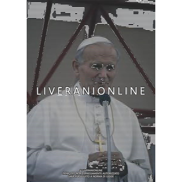 RETROSPETTIVA -Papa Giovanni Paolo II è stato il 264º papa della Chiesa cattolica e vescovo di Roma, 6º sovrano dello Stato della Città del Vaticano. NELLA FOTO PAPA GIOVANNI PAOLO II KAROL WOYTILA A MILANO NELL\'ANNO 1983 AG ALDO LIVERANI SAS