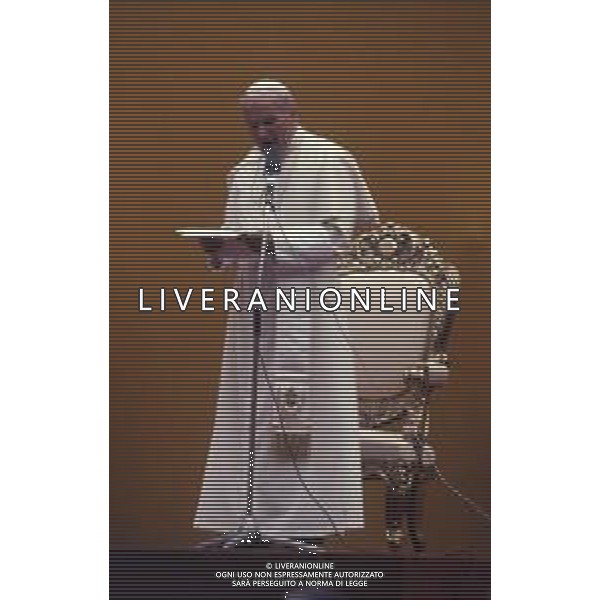 RETROSPETTIVA -Papa Giovanni Paolo II è stato il 264º papa della Chiesa cattolica e vescovo di Roma, 6º sovrano dello Stato della Città del Vaticano. NELLA FOTO PAPA GIOVANNI PAOLO II KAROL WOYTILA A MILANO NELL\'ANNO 1983 AG ALDO LIVERANI SAS