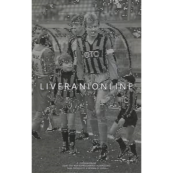 09-12-1984 PISA CAMPIONATO DI CALCIO SERIE B PISA-TRIESTINA 1-1 NELLA FOTO KLAUS BERRGREEN AG ALDO LIVERANI SAS