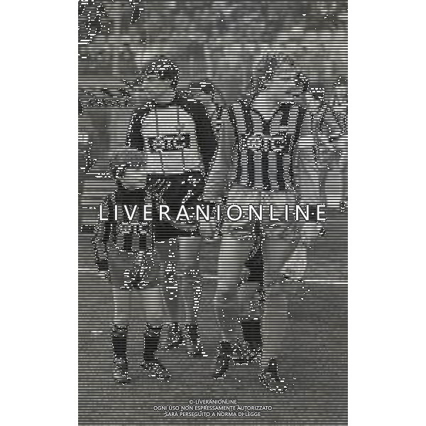 09-12-1984 PISA CAMPIONATO DI CALCIO SERIE B PISA-TRIESTINA 1-1 NELLA FOTO KLAUS BERRGREEN AG ALDO LIVERANI SAS