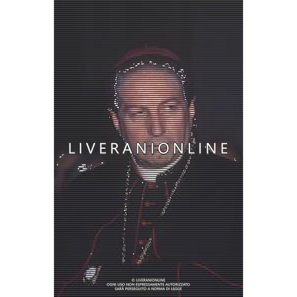 RETROSPETTIVA CARDINALE CARLO MARIA MARTINI NELLA FOTO IL CARDINALE CARLO MARIA MARTINI A MILANO NELL\'ANNO 1982 AG ALDO LIVERANI SAS 