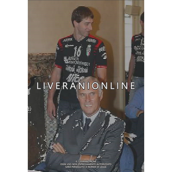 MILANO 5/10/2005 CORSO VITTORIA, 16 PRESENTAZIONE ALLA STAMPA DEL NUOVO SPONSOR DELLA SISLEY VOLLEY -TOTOSI- NELLA FOTO GIORGIO BUZZAVO PRESIDENTE DELLA SISLEY VOLLEI FOTO ROMANO/AG ALDO LIVERANI 