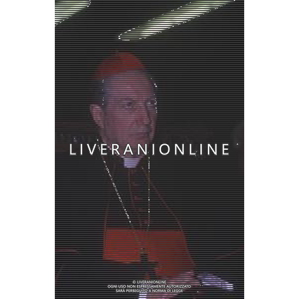 RETROSPETTIVA CARDINALE CARLO MARIA MARTINI NELLA FOTO IL CARDINALE CARLO MARIA MARTINI A MILANO NELL\'ANNO 1993 AG ALDO LIVERANI SAS 
