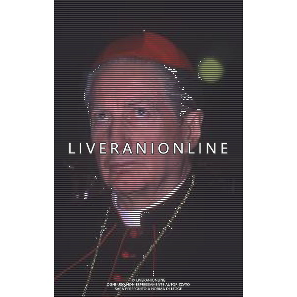 RETROSPETTIVA CARDINALE CARLO MARIA MARTINI NELLA FOTO IL CARDINALE CARLO MARIA MARTINI A MILANO NELL\'ANNO 1993 AG ALDO LIVERANI SAS 