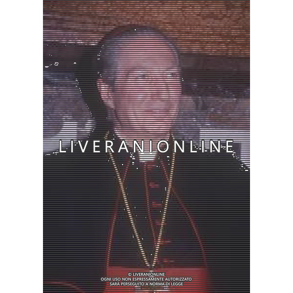 RETROSPETTIVA CARDINALE CARLO MARIA MARTINI NELLA FOTO IL CARDINALE CARLO MARIA MARTINI A MILANO NELL\'ANNO 1993 AG ALDO LIVERANI SAS 