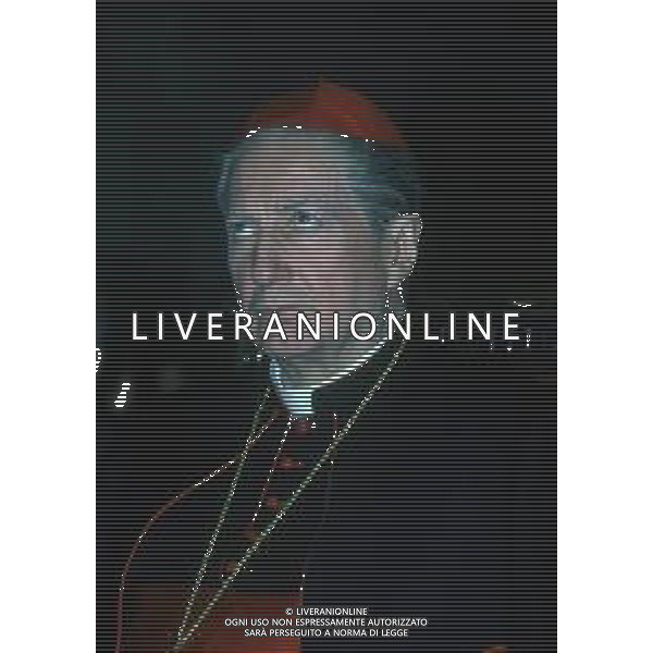 RETROSPETTIVA CARDINALE CARLO MARIA MARTINI NELLA FOTO IL CARDINALE CARLO MARIA MARTINI A MILANO NELL\'ANNO 1993 AG ALDO LIVERANI SAS 