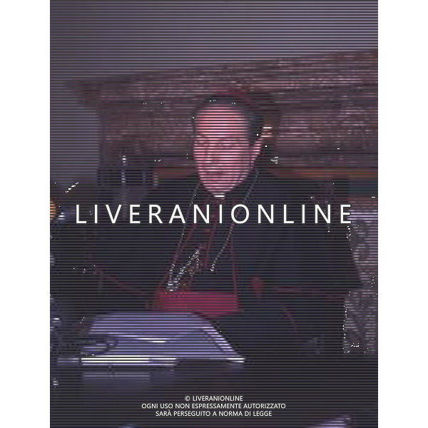 RETROSPETTIVA CARDINALE CARLO MARIA MARTINI NELLA FOTO IL CARDINALE CARLO MARIA MARTINI A MILANO  AG ALDO LIVERANI SAS 