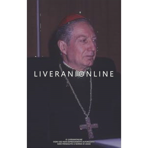 RETROSPETTIVA CARDINALE CARLO MARIA MARTINI NELLA FOTO IL CARDINALE CARLO MARIA MARTINI A MILANO  AG ALDO LIVERANI SAS 
