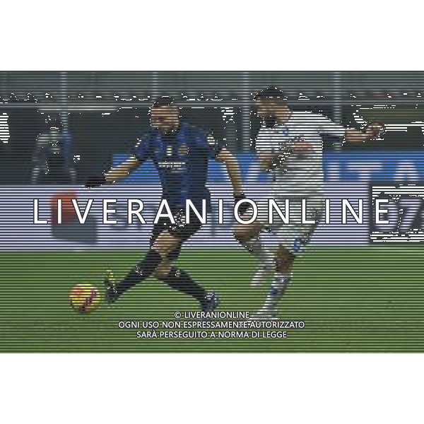 Danilo D\'Ambrosio (Inter) e Patrick Cutrone (Empoli) Inter vs Empoli Coppa Italia Frecciarossa - ottavi di finale Milano 19-01-2022 Stadio Giuseppe Meazza - San Siro foto Roberto Garavaglia/ag. Aldo Liverani sas /AGENZIA ALDO LIVERANI SAS