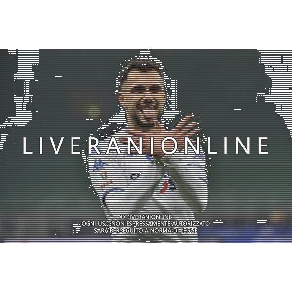 Nedim Bajrami (Empoli) esulta dopo il gol dell\'1 a 1 Inter vs Empoli Coppa Italia Frecciarossa - ottavi di finale Milano 19-01-2022 Stadio Giuseppe Meazza - San Siro foto Roberto Garavaglia/ag. Aldo Liverani sas /AGENZIA ALDO LIVERANI SAS