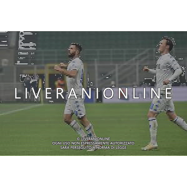 Patrick Cutrone (Empoli) esulta dopo il gol del 2 a 1 Inter vs Empoli Coppa Italia Frecciarossa - ottavi di finale Milano 19-01-2022 Stadio Giuseppe Meazza - San Siro foto Roberto Garavaglia/ag. Aldo Liverani sas /AGENZIA ALDO LIVERANI SAS