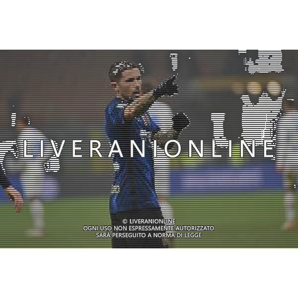Stefano Sensi (Inter) esulta dopo il gol del 3 a 2 Inter vs Empoli Coppa Italia Frecciarossa - ottavi di finale Milano 19-01-2022 Stadio Giuseppe Meazza - San Siro foto Roberto Garavaglia/ag. Aldo Liverani sas /AGENZIA ALDO LIVERANI SAS
