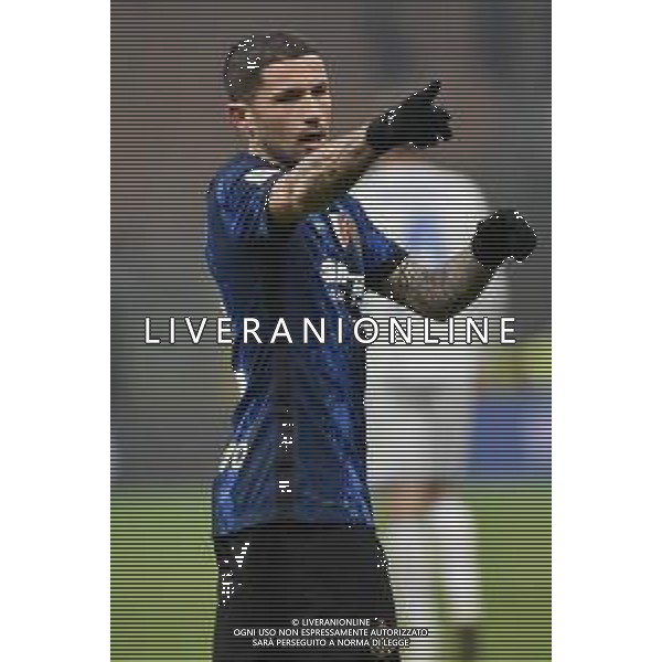 Stefano Sensi (Inter) esulta dopo il gol del 3 a 2 Inter vs Empoli Coppa Italia Frecciarossa - ottavi di finale Milano 19-01-2022 Stadio Giuseppe Meazza - San Siro foto Roberto Garavaglia/ag. Aldo Liverani sas /AGENZIA ALDO LIVERANI SAS