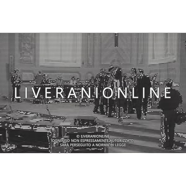 MAGGIO 1987-PARMA PROCESSO PER L\'OMICIDIO DELL\'IMPRENDITORE CARLO MAZZA NELLA FOTO I DUE PRESUNTI IMPUTATI KATHARINA MIROSLAWA E IL MARITO WITOLD KIELBASINSKI IN AULA A PAMA DURANTE IL PROCESSO AG ALDO LIVERANI SAS