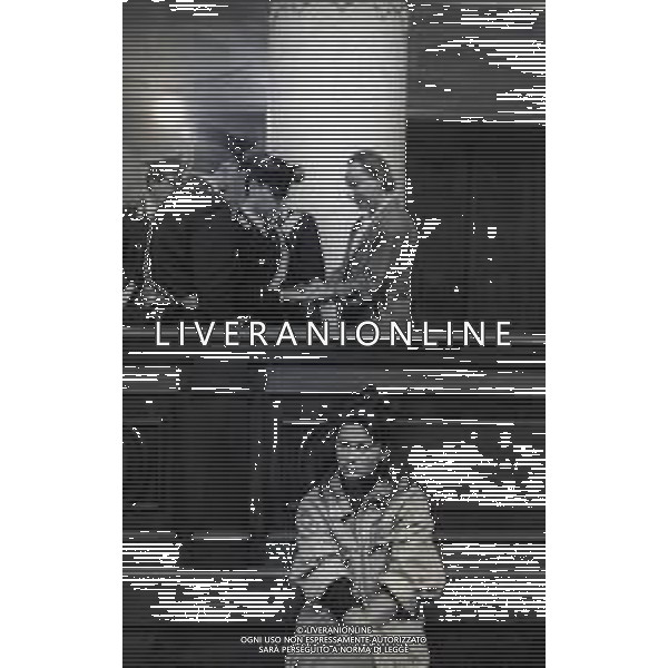 MAGGIO 1987-PARMA PROCESSO PER L\'OMICIDIO DELL\'IMPRENDITORE CARLO MAZZA NELLA FOTO I DUE PRESUNTI IMPUTATI KATHARINA MIROSLAWA E IL MARITO WITOLD KIELBASINSKI IN AULA A PAMA DURANTE IL PROCESSO AG ALDO LIVERANI SAS
