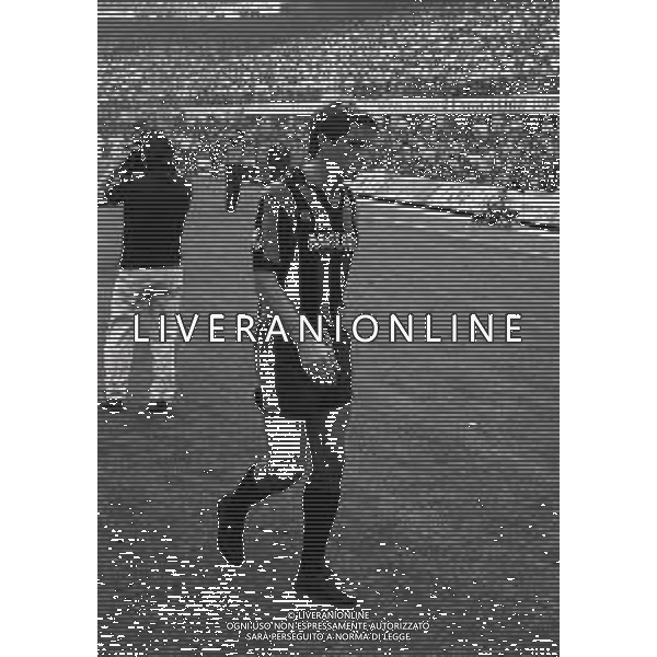 RETROSPETTIVA LUCIANO MARANGON CALCIATORE NELLA FOTO LUCIANO MARANGON CON LA MAGLIA DELL\'INTER NELL\'ANNO 1986-1987 AG ALDO LIVERANI SAS