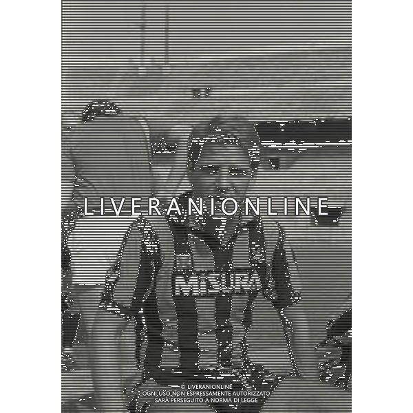 RETROSPETTIVA LUCIANO MARANGON CALCIATORE NELLA FOTO LUCIANO MARANGON CON LA MAGLIA DELL\'INTER NELL\'ANNO 1986-1987 AG ALDO LIVERANI SAS