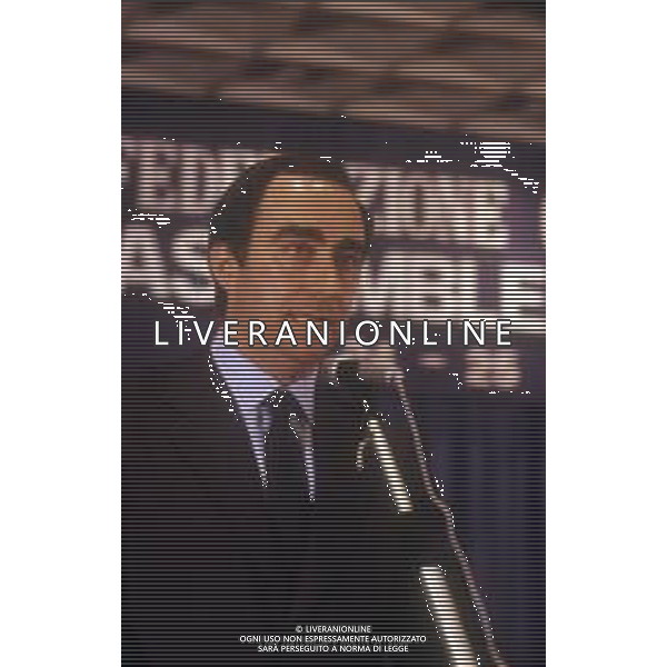 RETROSPETTIVA FRANCO CARRARO DIRIGENTE SPORTIVO E POLITICO NELLA FOTO FRANCO CARRARO NELL\'ANNO 1979 AG ALDO LIVERANI SAS