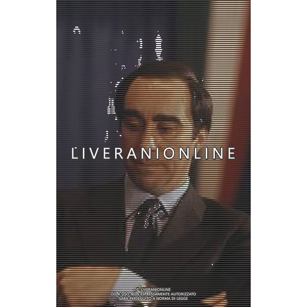 RETROSPETTIVA FRANCO CARRARO DIRIGENTE SPORTIVO E POLITICO NELLA FOTO FRANCO CARRARO NELL\'ANNO 1979 AG ALDO LIVERANI SAS