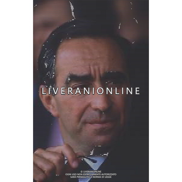 RETROSPETTIVA FRANCO CARRARO DIRIGENTE SPORTIVO E POLITICO NELLA FOTO FRANCO CARRARO NELL\'ANNO 1984 AG ALDO LIVERANI SAS 
