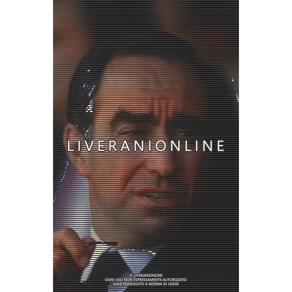 RETROSPETTIVA FRANCO CARRARO DIRIGENTE SPORTIVO E POLITICO NELLA FOTO FRANCO CARRARO NELL\'ANNO 1984 AG ALDO LIVERANI SAS 