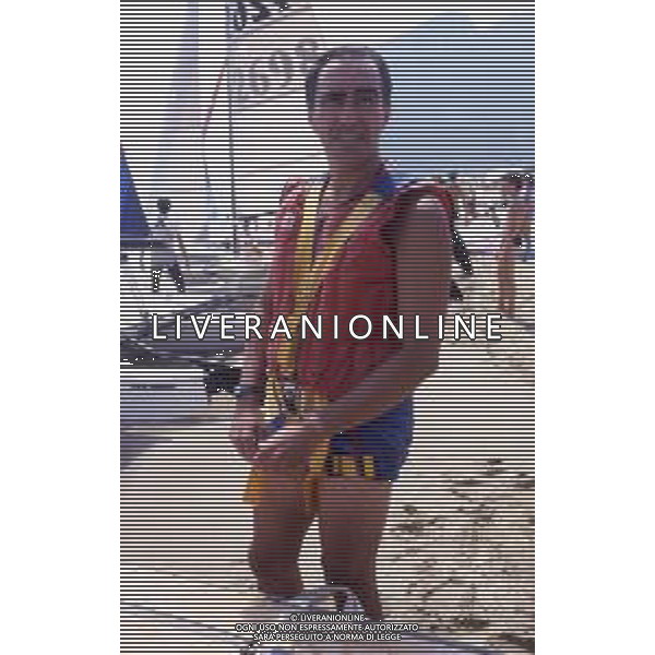 RETROSPETTIVA FRANCO CARRARO DIRIGENTE SPORTIVO E POLITICO NELLA FOTO FRANCO CARRARO NELL\'ANNO 1984  AG ALDO LIVERANI SAS