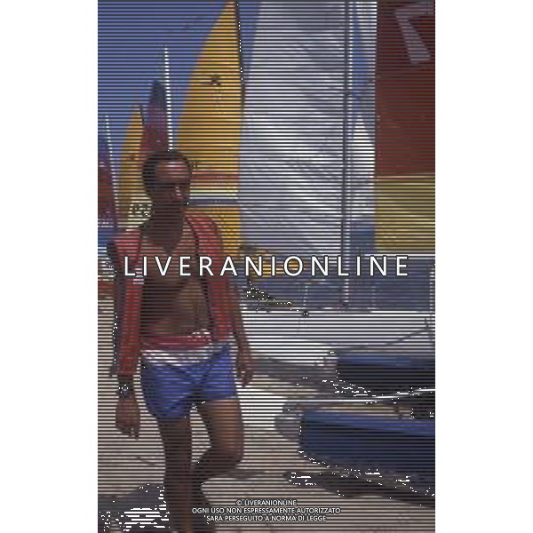 RETROSPETTIVA FRANCO CARRARO DIRIGENTE SPORTIVO E POLITICO NELLA FOTO FRANCO CARRARO NELL\'ANNO 1984  AG ALDO LIVERANI SAS