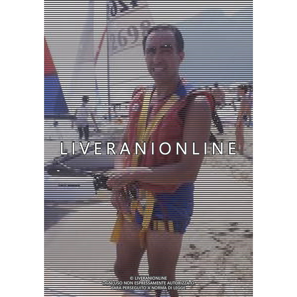 RETROSPETTIVA FRANCO CARRARO DIRIGENTE SPORTIVO E POLITICO NELLA FOTO FRANCO CARRARO NELL\'ANNO 1984  AG ALDO LIVERANI SAS