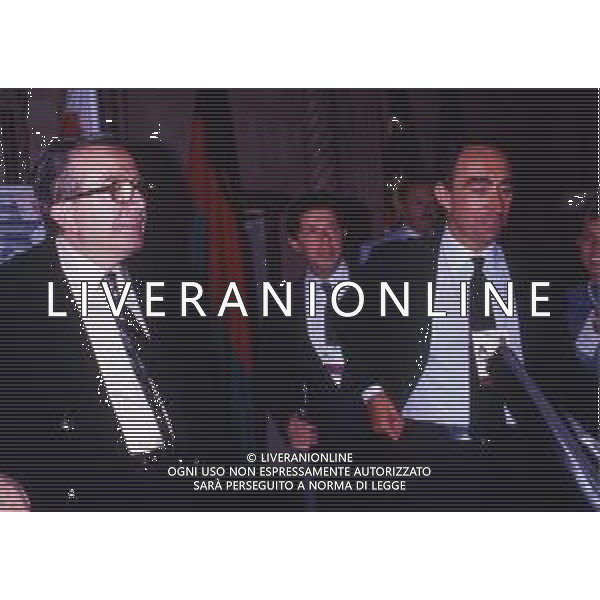 RETROSPETTIVA FRANCO CARRARO DIRIGENTE SPORTIVO E POLITICO NELLA FOTO FRANCO CARRARO CON GIULIO ANDREOTTI AG ALDO LIVERANI SAS 