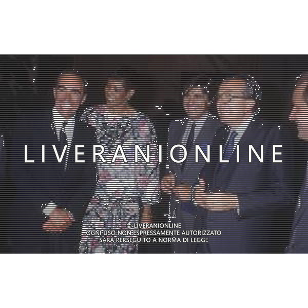 RETROSPETTIVA FRANCO CARRARO DIRIGENTE SPORTIVO E POLITICO NELLA FOTO FRANCO CARRARO CON GIULIO ANDREOTTI AG ALDO LIVERANI SAS 