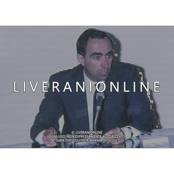 RETROSPETTIVA FRANCO CARRARO DIRIGENTE SPORTIVO E POLITICO NELLA FOTO FRANCO CARRARO PRESIDENTE CONI AG ALDO LIVERANI SAS 