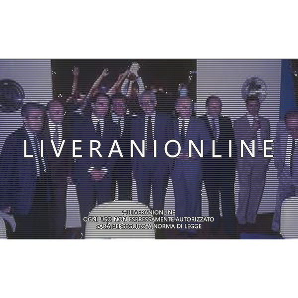 RETROSPETTIVA FRANCO CARRARO DIRIGENTE SPORTIVO E POLITICO NELLA FOTO FRANCO CARRARO PRESIDENTE CONI AG ALDO LIVERANI SAS 