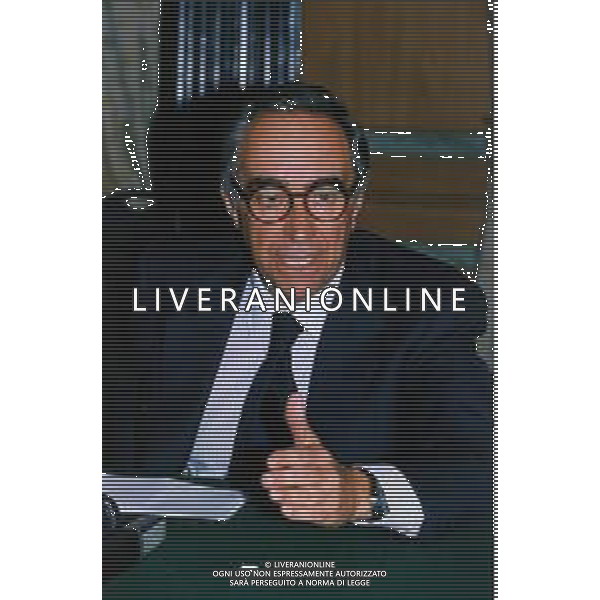RETROSPETTIVA FRANCO CARRARO DIRIGENTE SPORTIVO E POLITICO NELLA FOTO FRANCO CARRARO  AG ALDO LIVERANI SAS  