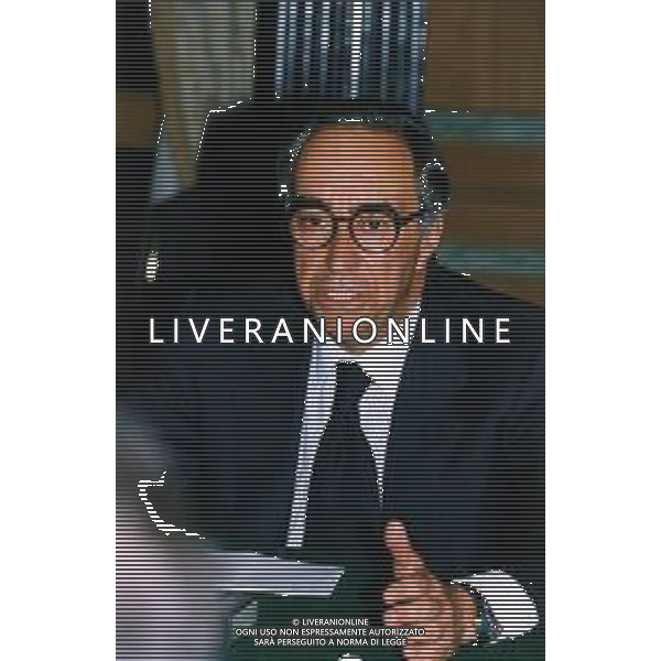 RETROSPETTIVA FRANCO CARRARO DIRIGENTE SPORTIVO E POLITICO NELLA FOTO FRANCO CARRARO  AG ALDO LIVERANI SAS  