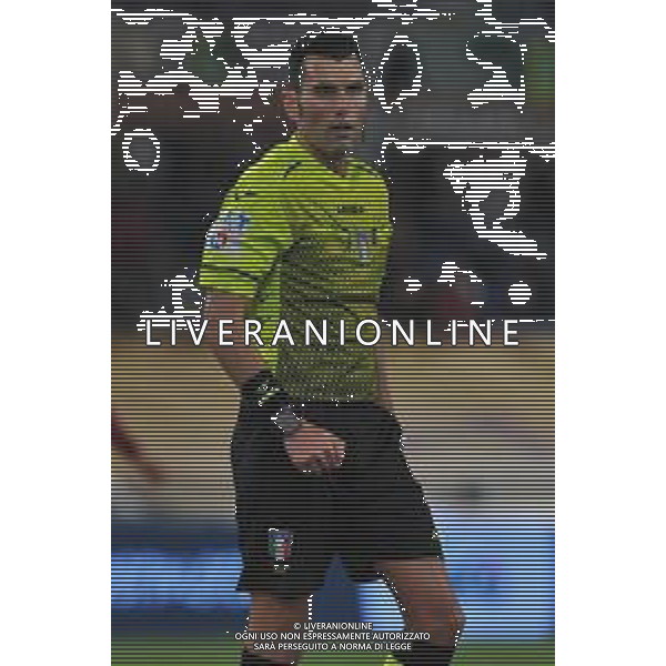 Roma vs Lecce Coppa Italia - Ottavi di finale Stadio Olimpico - Roma 20-01-2022 nella foto Manuel Volpi arbitro ©Federico Gaetano/AGENZIA ALDO LIVERANI SAS