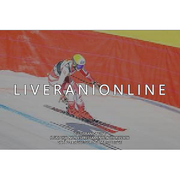 Luca Tedeschi/LMedia - 2022 FIS Ski World Cup - Women\'s Down Hill - alpine ski race January 22 2022 - Olympia slope Cortina d\'Ampezzo, Italy 2022 FIS Ski World Cup - Women\'s Down Hill Photo showing: PUCHNER Mirjam (AUT) in action @Luca Tedeschi/LiveMedia /AGENZIA ALDO LIVERANI SAS