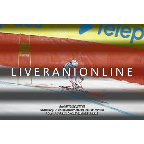 Luca Tedeschi/LMedia - 2022 FIS Ski World Cup - Women\'s Down Hill - alpine ski race January 22 2022 - Olympia slope Cortina d\'Ampezzo, Italy 2022 FIS Ski World Cup - Women\'s Down Hill Photo showing: GISIN Michelle (SUI) in action @Luca Tedeschi/LiveMedia /AGENZIA ALDO LIVERANI SAS