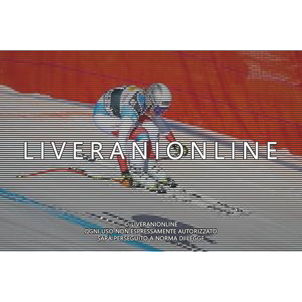 Luca Tedeschi/LMedia - 2022 FIS Ski World Cup - Women\'s Down Hill - alpine ski race January 22 2022 - Olympia slope Cortina d\'Ampezzo, Italy 2022 FIS Ski World Cup - Women\'s Down Hill Photo showing: SUTER Corinne (SUI) in action @Luca Tedeschi/LiveMedia /AGENZIA ALDO LIVERANI SAS