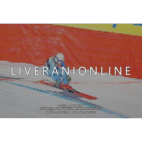 Luca Tedeschi/LMedia - 2022 FIS Ski World Cup - Women\'s Down Hill - alpine ski race January 22 2022 - Olympia slope Cortina d\'Ampezzo, Italy 2022 FIS Ski World Cup - Women\'s Down Hill Photo showing: DELAGO Nadia (ITA) in action @Luca Tedeschi/LiveMedia /AGENZIA ALDO LIVERANI SAS