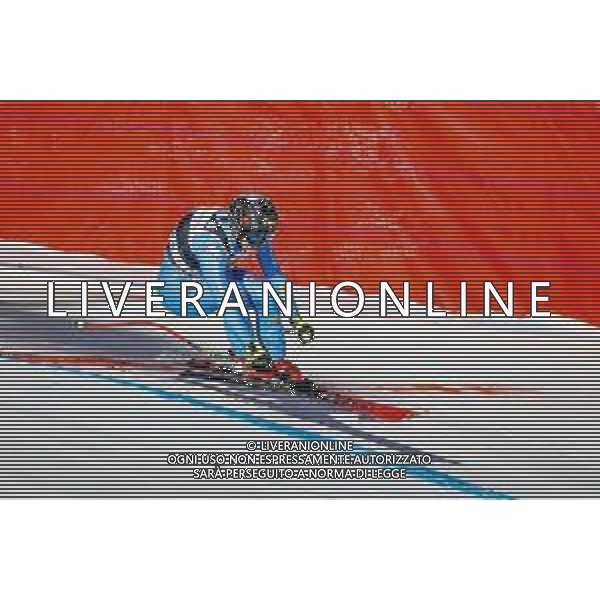 Luca Tedeschi/LMedia - 2022 FIS Ski World Cup - Women\'s Down Hill - alpine ski race January 22 2022 - Olympia slope Cortina d\'Ampezzo, Italy 2022 FIS Ski World Cup - Women\'s Down Hill Photo showing: DELAGO Nicol (ITA) in action @Luca Tedeschi/LiveMedia /AGENZIA ALDO LIVERANI SAS
