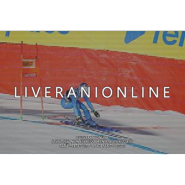 Luca Tedeschi/LMedia - 2022 FIS Ski World Cup - Women\'s Down Hill - alpine ski race January 22 2022 - Olympia slope Cortina d\'Ampezzo, Italy 2022 FIS Ski World Cup - Women\'s Down Hill Photo showing: BASSINO Marta (ITA) in action @Luca Tedeschi/LiveMedia /AGENZIA ALDO LIVERANI SAS