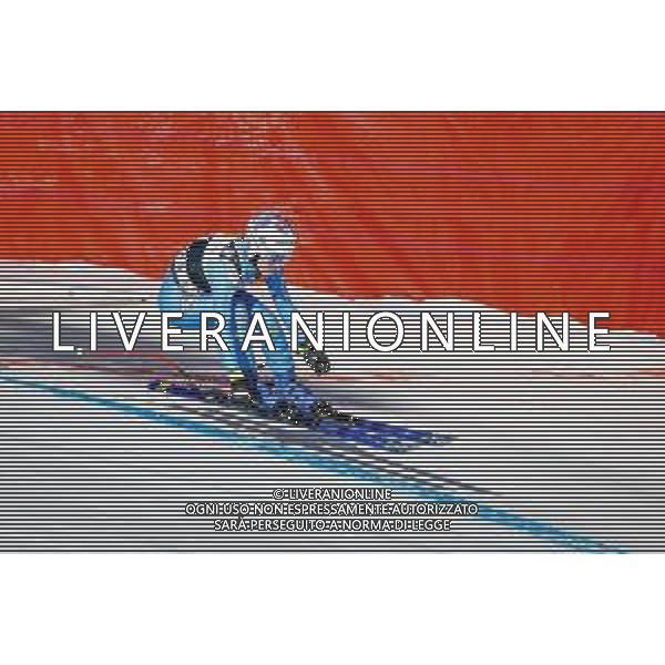 Luca Tedeschi/LMedia - 2022 FIS Ski World Cup - Women\'s Down Hill - alpine ski race January 22 2022 - Olympia slope Cortina d\'Ampezzo, Italy 2022 FIS Ski World Cup - Women\'s Down Hill Photo showing: BASSINO Marta (ITA) in action @Luca Tedeschi/LiveMedia /AGENZIA ALDO LIVERANI SAS
