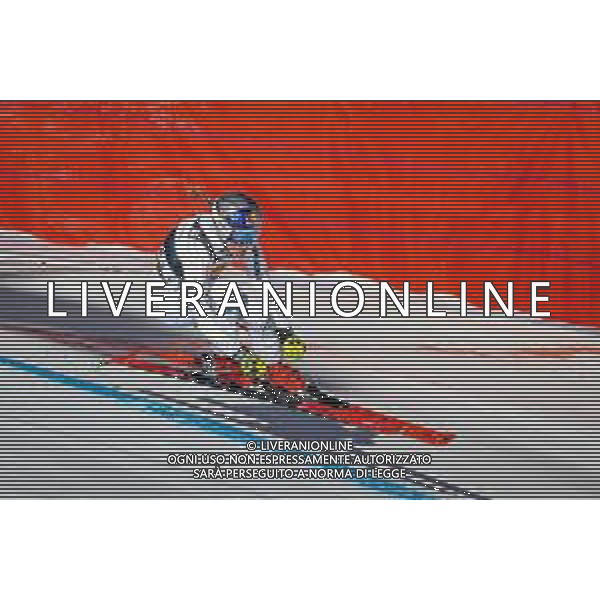 Luca Tedeschi/LMedia - 2022 FIS Ski World Cup - Women\'s Down Hill - alpine ski race January 22 2022 - Olympia slope Cortina d\'Ampezzo, Italy 2022 FIS Ski World Cup - Women\'s Down Hill Photo showing: LEDECKA Ester (CZE) in action @Luca Tedeschi/LiveMedia /AGENZIA ALDO LIVERANI SAS