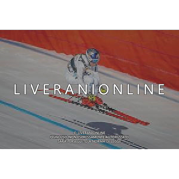 Luca Tedeschi/LMedia - 2022 FIS Ski World Cup - Women\'s Down Hill - alpine ski race January 22 2022 - Olympia slope Cortina d\'Ampezzo, Italy 2022 FIS Ski World Cup - Women\'s Down Hill Photo showing: LEDECKA Ester (CZE) in action @Luca Tedeschi/LiveMedia /AGENZIA ALDO LIVERANI SAS