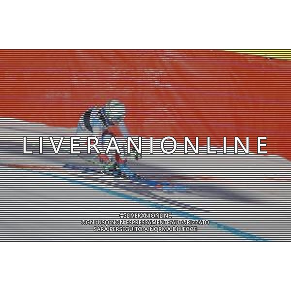 Luca Tedeschi/LMedia - 2022 FIS Ski World Cup - Women\'s Down Hill - alpine ski race January 22 2022 - Olympia slope Cortina d\'Ampezzo, Italy 2022 FIS Ski World Cup - Women\'s Down Hill Photo showing: NUFER Priska (SUI) in action @Luca Tedeschi/LiveMedia /AGENZIA ALDO LIVERANI SAS